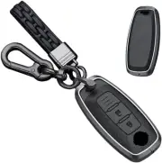 TECART Key Fob Cover Case Metal Key shell Full Protection Fit for Nissan Ariy...