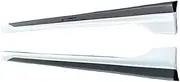 Body Kit Compatible for Honda Civic Sedan 11th 2022 2023 2024 ABS Paint TR Side Skirts Aprons Extension Lip(White)
