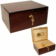 Cuban Crafters Amor 425 Cigar Humidor High Gloss Rosewood