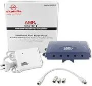 Amp Master Masthead Amplifier TV Antenna Booster with Power Supply