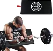 Fitlaya Fitness Preacher Curl Pad Barbell & Dumbbell Bicep Curl Support Isolator Home Gym Equipment for Arms Bodybuilding