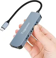 USB C Hub, Ultra Slim USB C Hub with 4 USB 3.0 Ports,5Gbps Multiport USB Splitter, Multi USB Port Expander Compatible with MacBook Pro Air, Dell, Asus, HP, Laptop, Xbox, Flash Drive, Printer and More