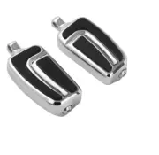 Harley Chrome MoonShot footpegs fits all harleys with 10MM Male mount footpegs