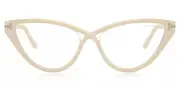 Tom Ford FT5729-B Blue-Light Block 025 Women’s Glasses White Size 56 - Private Health Rebate - Blue Light Block Available