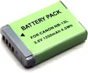 Replacement Rechargeable Battery Pack for Canon PowerShot G7 X Mark III PowerShot G9 X PowerShot G9 X Mark II PowerShot SX620 HS PowerShot SX720 HS PowerShot SX730 HS PowerShot SX740 HS NB-13L