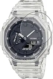 3 Pack Tempered Glass Screen Protector Film, compatible with CASIO G-SHOCK GA-2100 GA2100 series Protectors for Smart watch Smartwatch