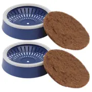2 Sets Nest Liner Bird Nest Bowl Bird Mat Coir Nest Mat Pigeon Nest Mat Nest