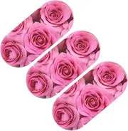 Angoily 3pcs Privacy Cover Web for Tinted Document Cam Protector Slider Plate Proofing Recording Phone Light Anti-Peeping Covers Rose Pattern Protect Cover Protective Covers Rosy Abs
