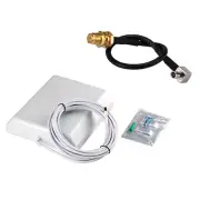 15dBi GSM/3G/UMTS panel antenna with extension cable 5m + Pigtail RP-SMA to TS9
