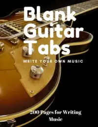 在飛比找博客來優惠-Blank Guitar Tabs: 200 Pages o