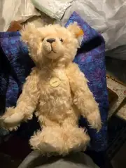 STEIFF "CLASSIC TEDDY BEAR" APRICOT MOHAIR WITH GROWLER 005022