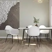 Dining Chairs 4 pcs White PP Kitchen Chair