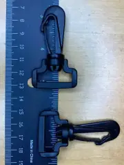 Plastic Snap Hook Swivel Clip - 1 Inch - Plastic - 10 each
