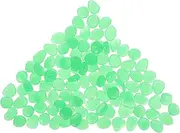 BCOATH Aquarium Pebbles for Fish Tank 100pcs Luminous Glow Multi-functional Flowerpot Decorations