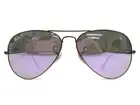 Ray-Ban Sunglasses RB3025 AVIATOR LARGE METAL 167/1R Bronze with Purple Mirrored