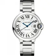Cartier Ballon Bleu Stainless Steel Automatic 36 mm Silver Watch WSBB0048