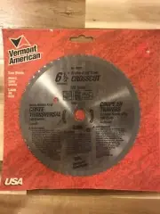 Vermont American Krome King Saw Blade 6 1/2" Crosscut #25287