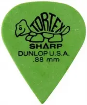 Dunlop Tortex Sharp Picks Refill Bag Of 72, .88 Green