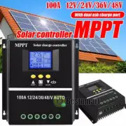 100A MPPT Solar Panel Battery PV Regulator Charge Controller AUTO 12/24/36/48V