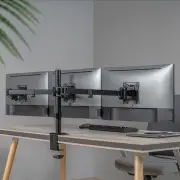 Brateck Triple-Monitor Steel Articulating Monitor Mount