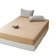 Catzon Cotton Sheets Mattress Dustproof Protective Cover Fabric Bedding-MilkTea