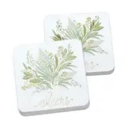 Hortense B. Hewitt Hortense B Hewitt Cheers with Greenery Coasters 25 pack