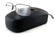 New NIKE FLEXON BRIDGE Eyeglasses | 4302 (215) - Brushed Walnut/ Clear Demo Lens