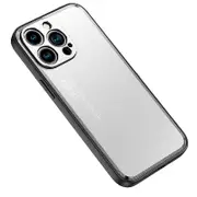 For iPhone 15 Pro Max TPU+Aluminum Alloy Anti-drop Cover Matte Anti-fingerprint Phone Case