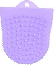FRCOLOR Silicone Facial Cleansing Brush Dual Sided Face Cleaning Tool for Deep Cleansing and Massage Facial Massage Brush for Home Use Soft and Durable