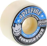 Spitfire Formula 4 99a Conical Full 54mm White W Blue Skate Wheels