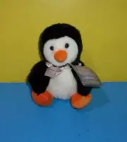 8" Russ Shining Stars Penguin Stuffed Plush New With Sealed Code Name a Star
