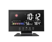 RORPOIR Digital Clock with Date Wifi Clock Weather Station Alarm Clock Calendar