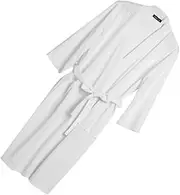 [CONGARTENO] 1 PC Spring Summer Nightgown Bathrobe Loungewear Practical Nightclothes Cotton Robes Hooded Bathrobes for Women Nighties for Women Cotton Nightgowns for Women Polyester White