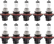 10Pcs 9007 HB5 White Hi Lo Beam H13 9008 Car Headlight Bulbs 60W 55W Auto Halogen Bulbs 12V Car Fog Lamps Bulbs,H13