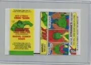 UNUSED 1979 Marvel Comics Bubble Gum (Topps) WRAPPER & COMIC #3 Incredible Hulk