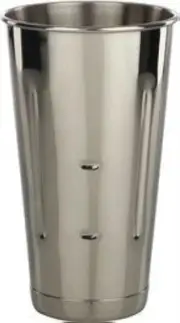 Stainless Steel Milkshake Bowl 4 Diameter 7 Height for Shake Machines