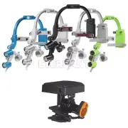 ETERFANT Dental Headband Binocular Loupes 5W Dual LED Head Light/LED Headlight