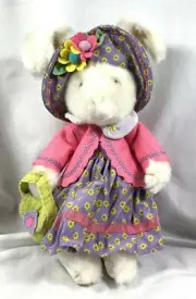 NEW RETIRED RUSS BERRIE SPRINGTIME MOMENTS MITSY EASTER BUNNY RABBIT 12"