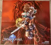 SWORD OF MANA POSTER - Nintendo Game Boy Advance GBA - Nintendo Power 2003