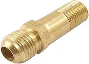 New Lon0167 1.97" Long Featured 0.53" / 0.49" reliable efficacy Thread Dia Mould Brass Pipe Nipple(id:b34 54 fa 1ba)