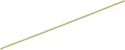 uxcell 1pcs Brass Rods 1/8" x 10" Brass Solid Round Stock Lathe Bar for Knife Handles Pin DIY Craft Model Plane