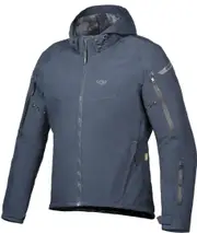 Ixon Burning waterproof Motorcycle Textile Jacket, blue, Size S for Men