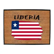 Liberia Country Flag Nationality - Novelty Doormat