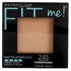 5 Pack Maybelline Fit Me Matte + Poreless Pressed Powder, Classic Beige 245, ...