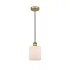 Innovations Edison Cobble 5" 1 Light Mini Pendant, BB/FR - 616-1P-BB-G111