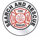 Search & Rescue Fire Rescue Hard Hat Sticker Decal