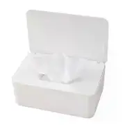 New Wet Wipes Dispenser Holder Case with Lid Black Dustproof Tissue Storage Box for Home Office Store