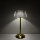 Acrylic Table Lamp Stepless Dimming LED Night Light with USB Cable for Kids