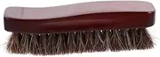 WESIEVYA Wooden Shoe Brush Scrub Shoe Brush Polishing Black Boots Scrubbing Small Clean Cleaning Bristle Boot Polish Scrubber Brown
