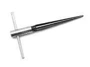 Bridge Pin Hole Reamer Taper Shank 1/8 1/2'' Wood Metal T Handle Cutter Bit Tool
